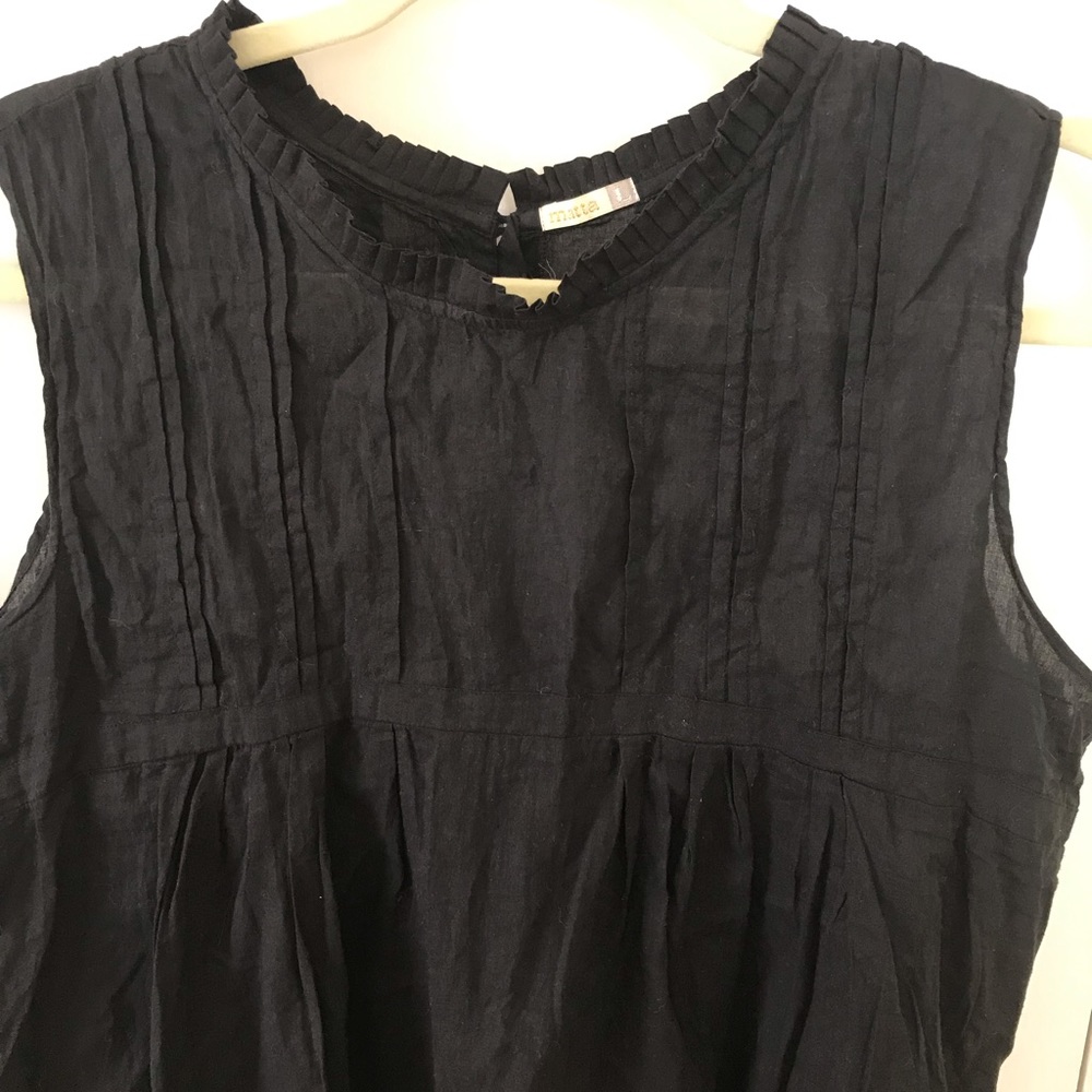 Matta sheer light sleeveless top